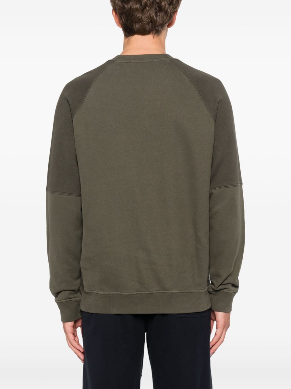 Shop Stone Island Compass-badge Sweatshirt In Green