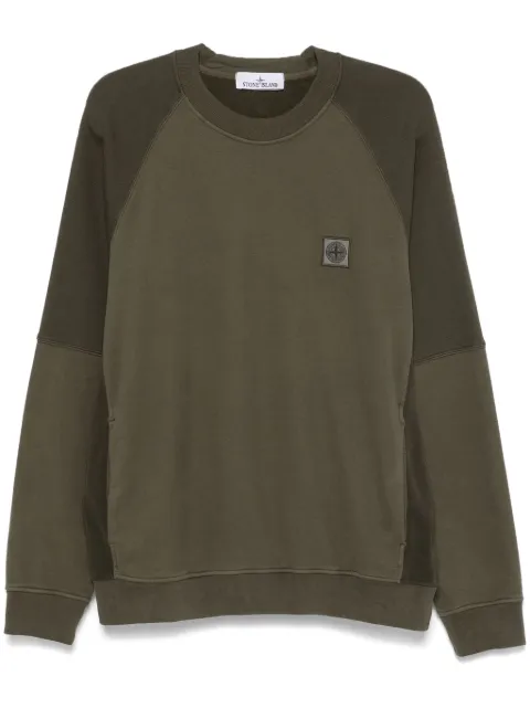 Stone Island sweat en coton à patch Compass