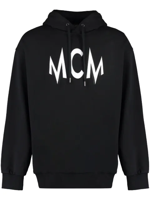 MCM intarsia-logo hoodie