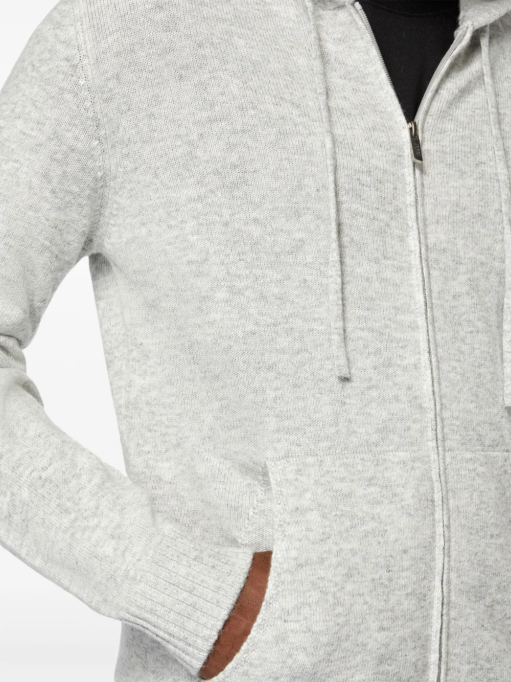 Boggi Milano Hoodie met trekkoord Grijs