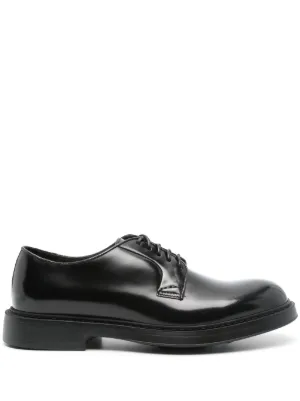 Acne Studios レザー ダービーシューズ | ブラック | FARFETCH JP