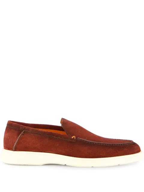 Santoni suede loafers