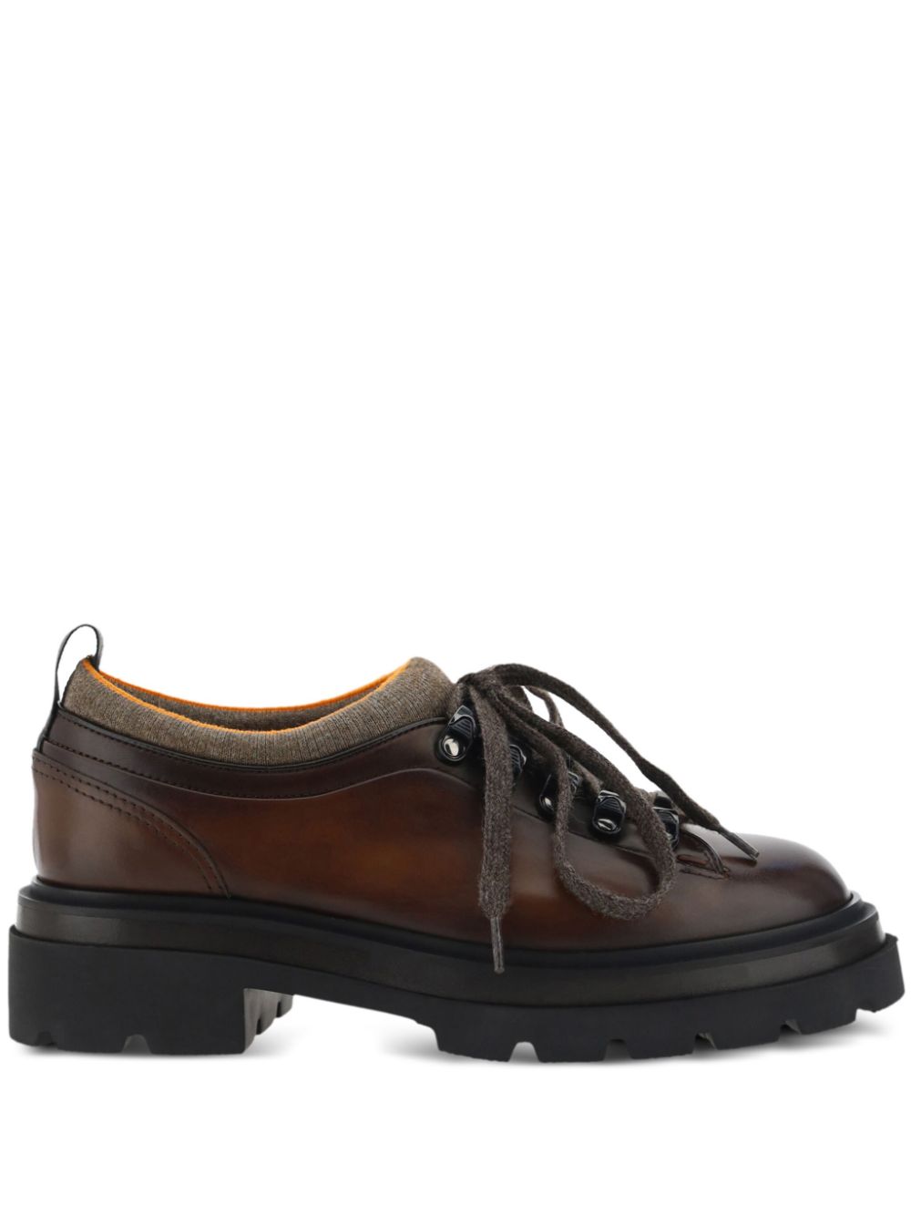 Santoni lace-up shoes Brown