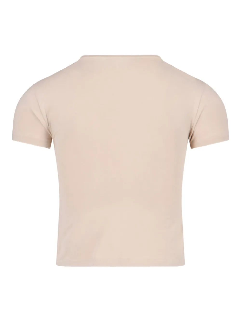 Y/project Logo-appliqué T-shirt In Neutral