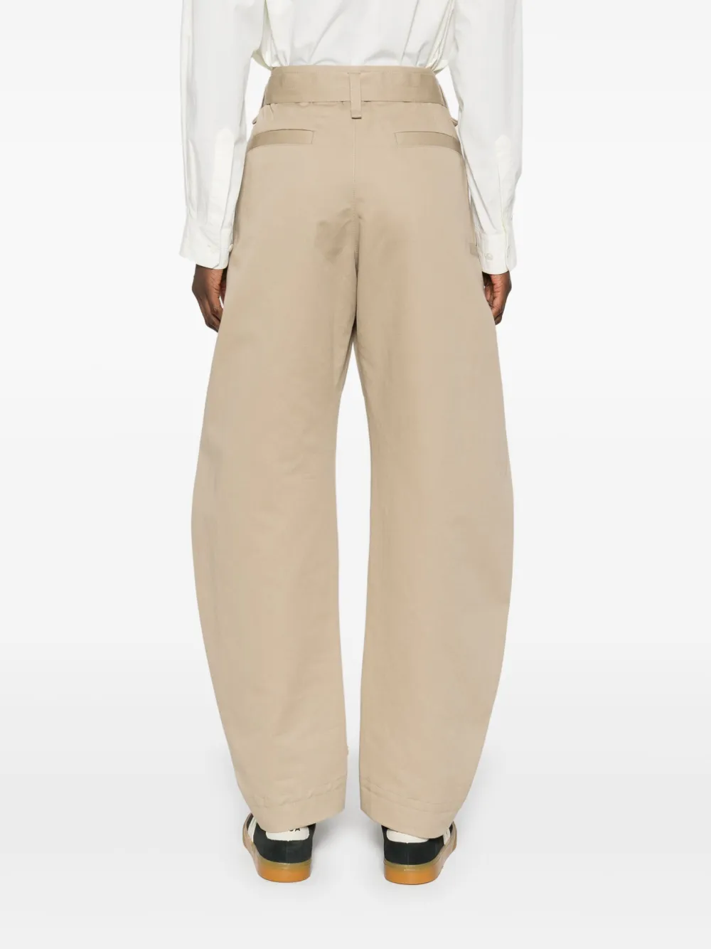 LEMAIRE Broek met toelopende pijpen Beige