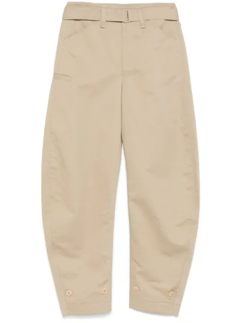 LEMAIRE pantalones tapered con cinturón