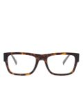 Prada Eyewear rectangle-frame glasses - Brown