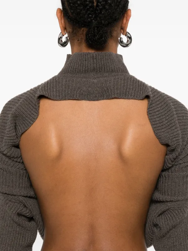 Rick Owens Headon DBL Lupetto Sweater | Brown | FARFETCH