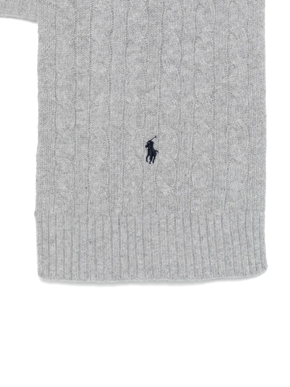 Polo Ralph Lauren Kabelgebreide sjaal - Grijs