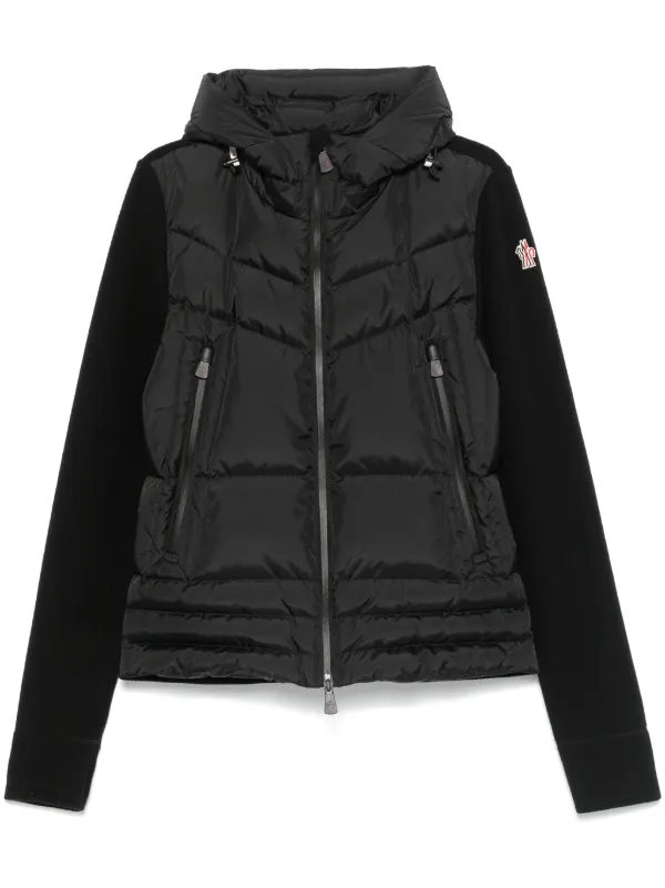 Moncler Grenoble quilted panelled Jacket Black FARFETCH CA
