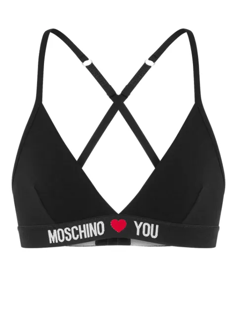 Moschino brasier con banda del logo