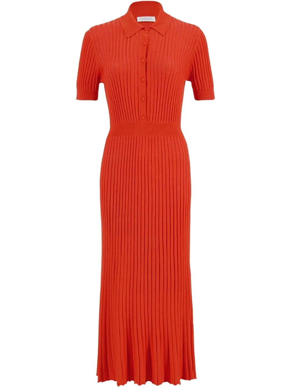 Gabriela Hearst Amor jurk Oranje