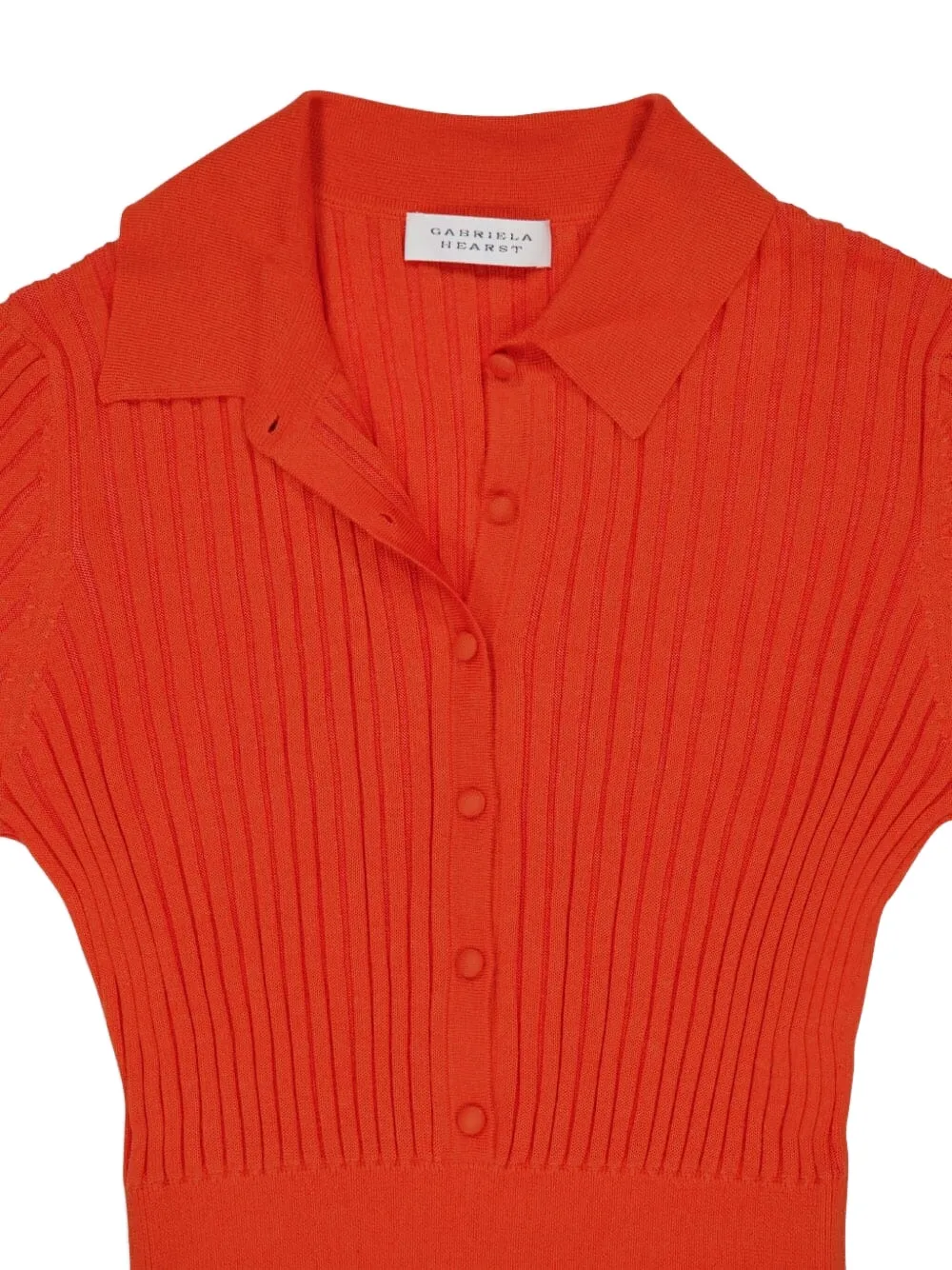 Gabriela Hearst Amor jurk Oranje