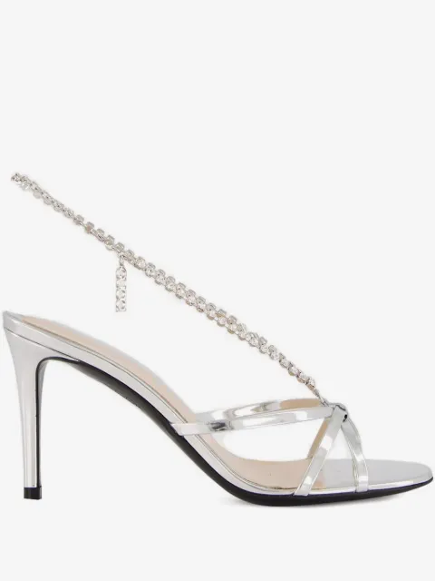 Gucci crystal-embellished high-heel sandals