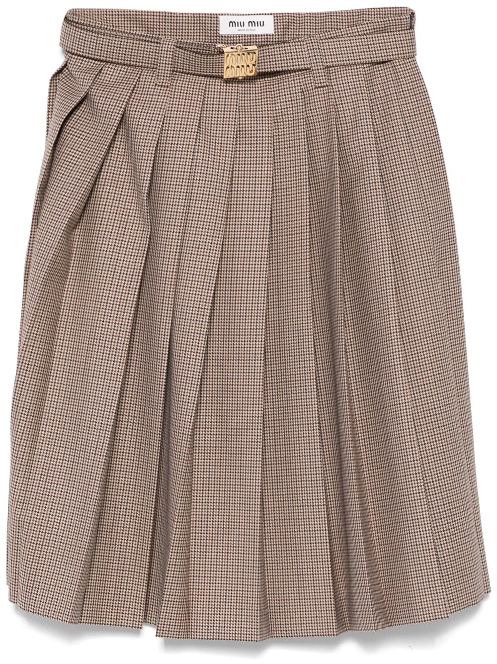 Miu Miu Prince of Wales-check midi skirt Women