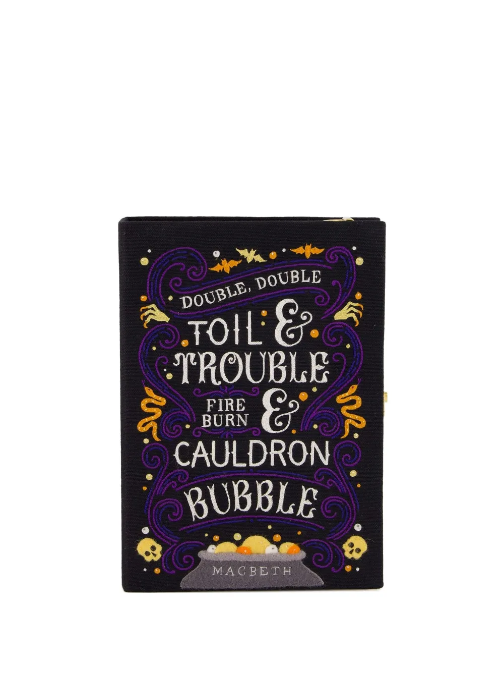 Toil 
Trouble Book clutch bag