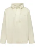LEMAIRE hooded pullover top - Neutrals