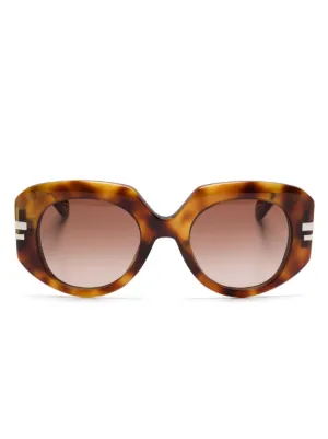 Chloé Eyewear オーバーサイズフレーム サングラス | ブラウン