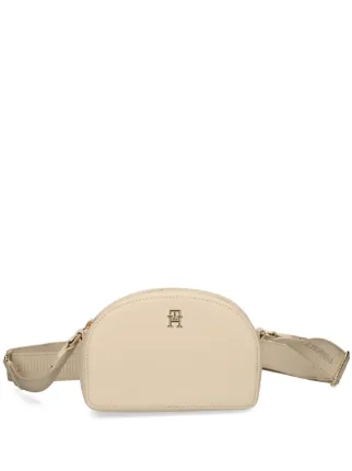 Tommy Hilfiger HT-logo Plaque Crossbody Bag | Neutrals | FARFETCH AU