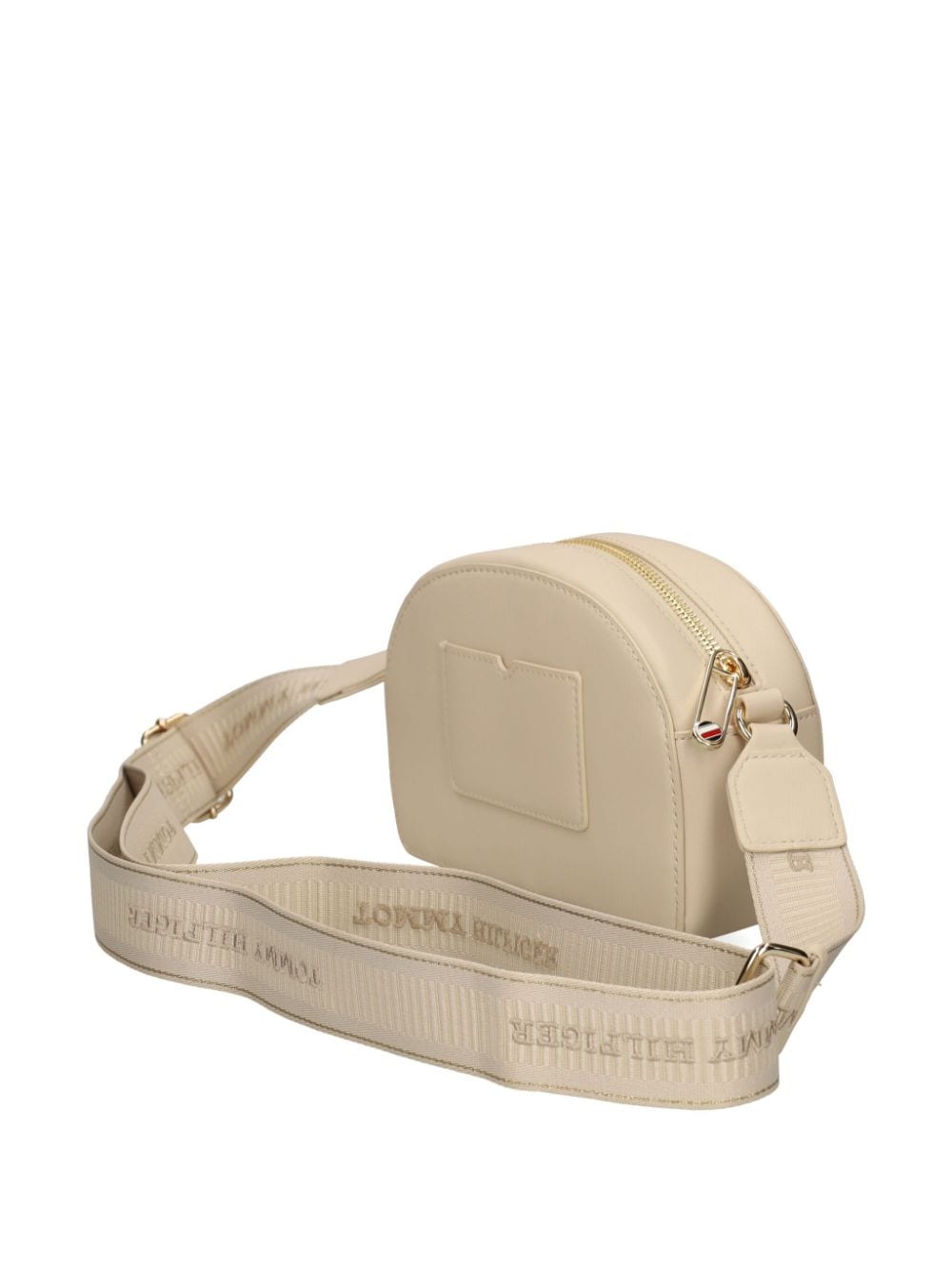 Tommy Hilfiger HT-logo plaque crossbody bag - Beige