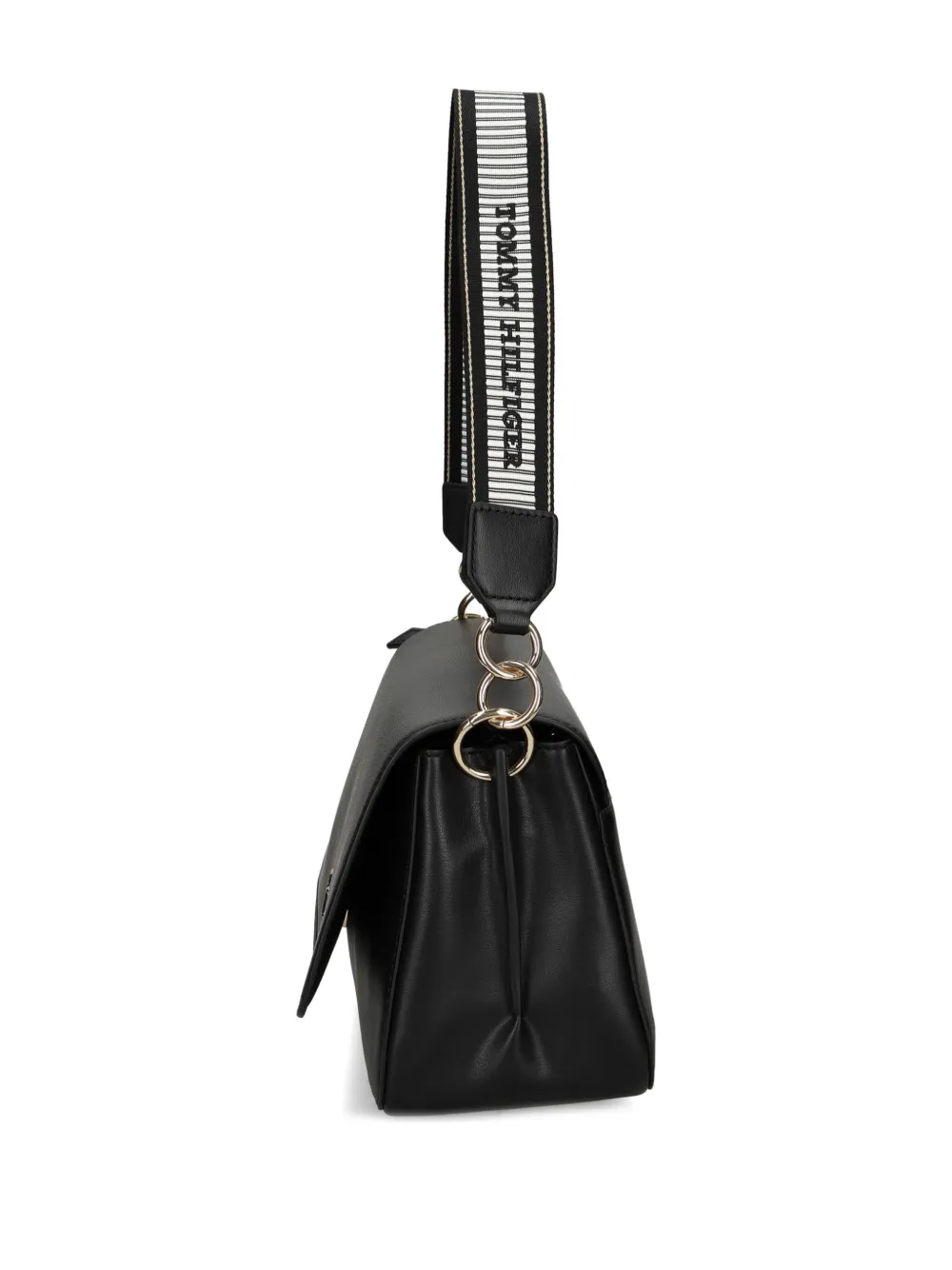Tommy Hilfiger Crossbodytas met logoplakkaat Zwart