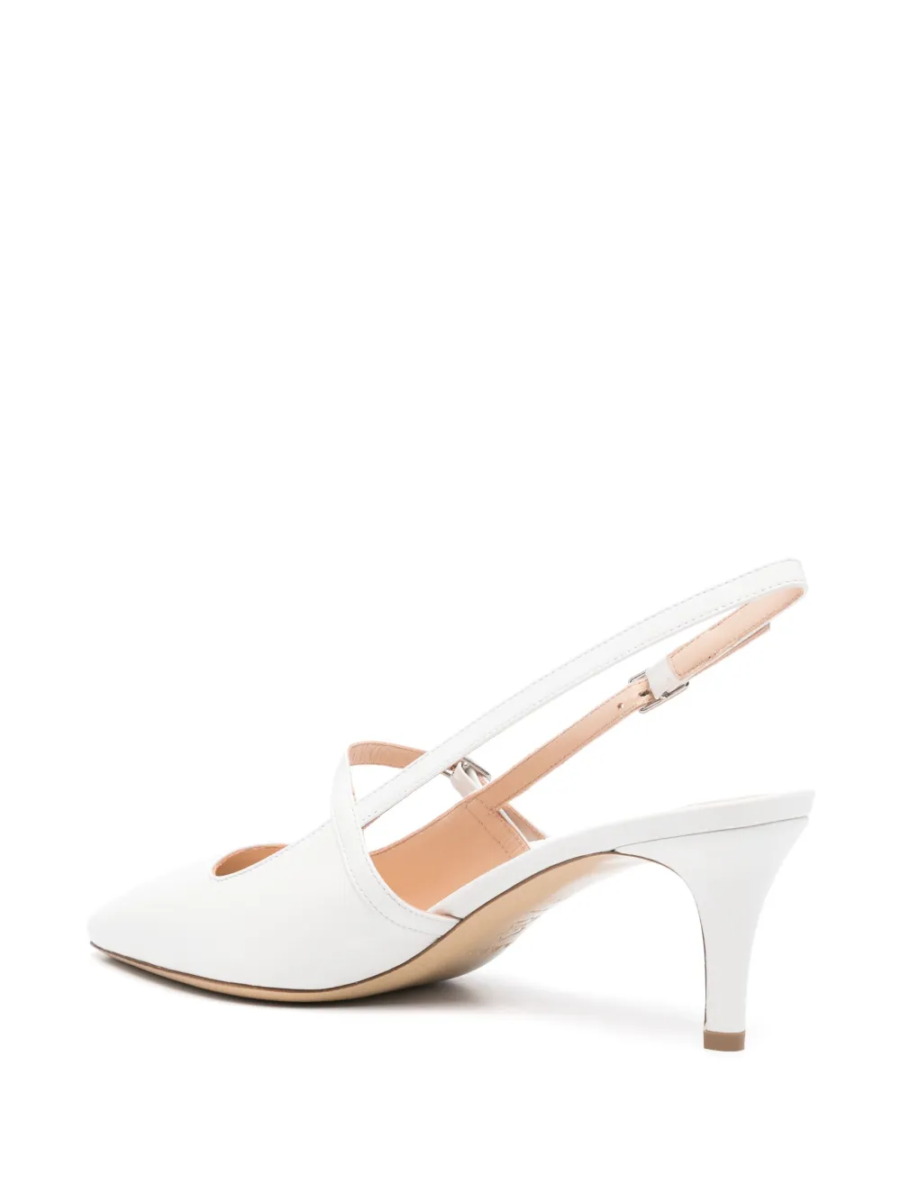 P.A.R.O.S.H. 70mm slingback pumps Wit