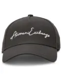 Armani Exchange logo cap - Black
