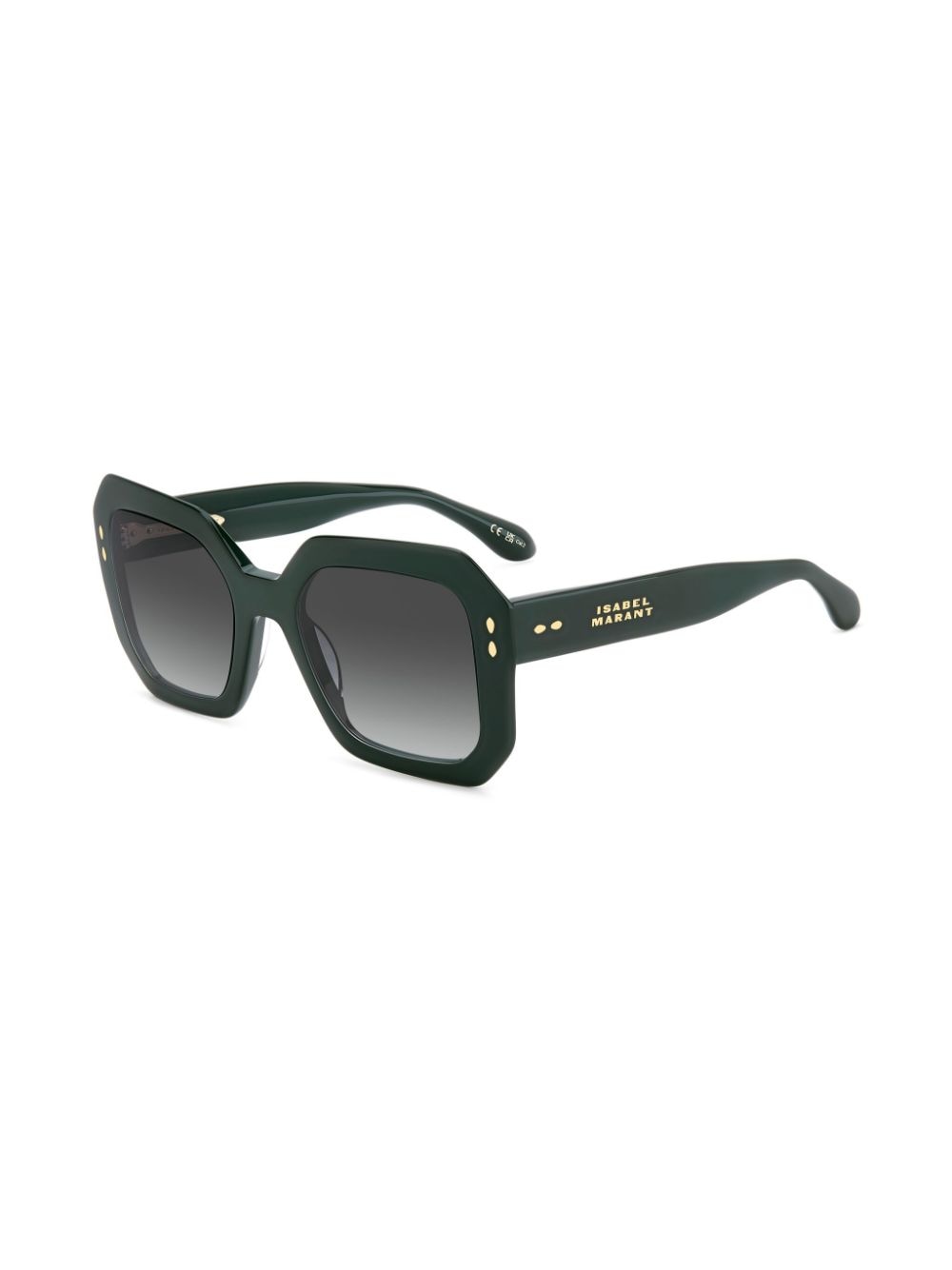 Isabel Marant Eyewear 0190GS zonnebril met vierkant montuur - Groen