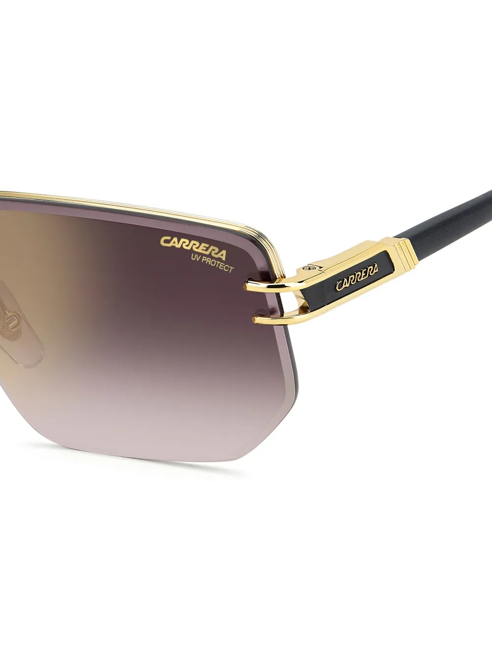 Carrera Zonnebril met geometrisch montuur Zwart