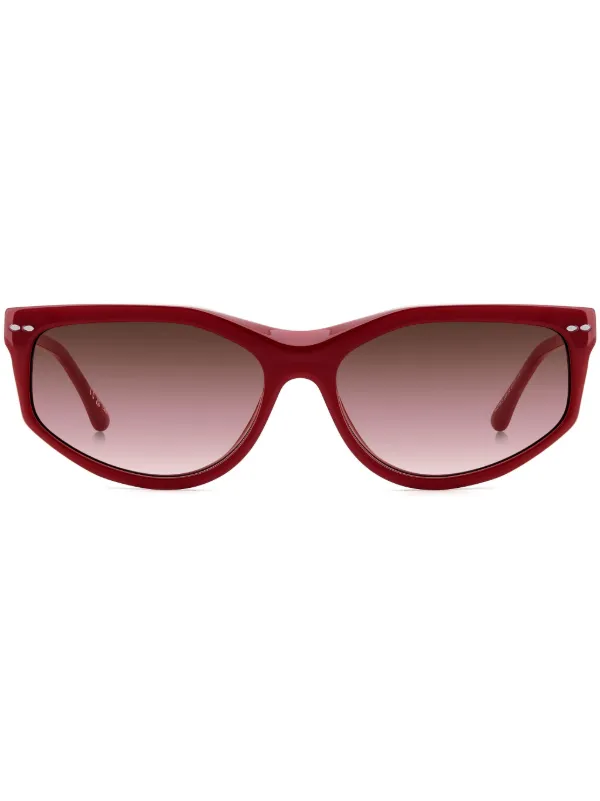 Isabel Marant Eyewear 0194S オーバルフレーム サングラス | レッド  