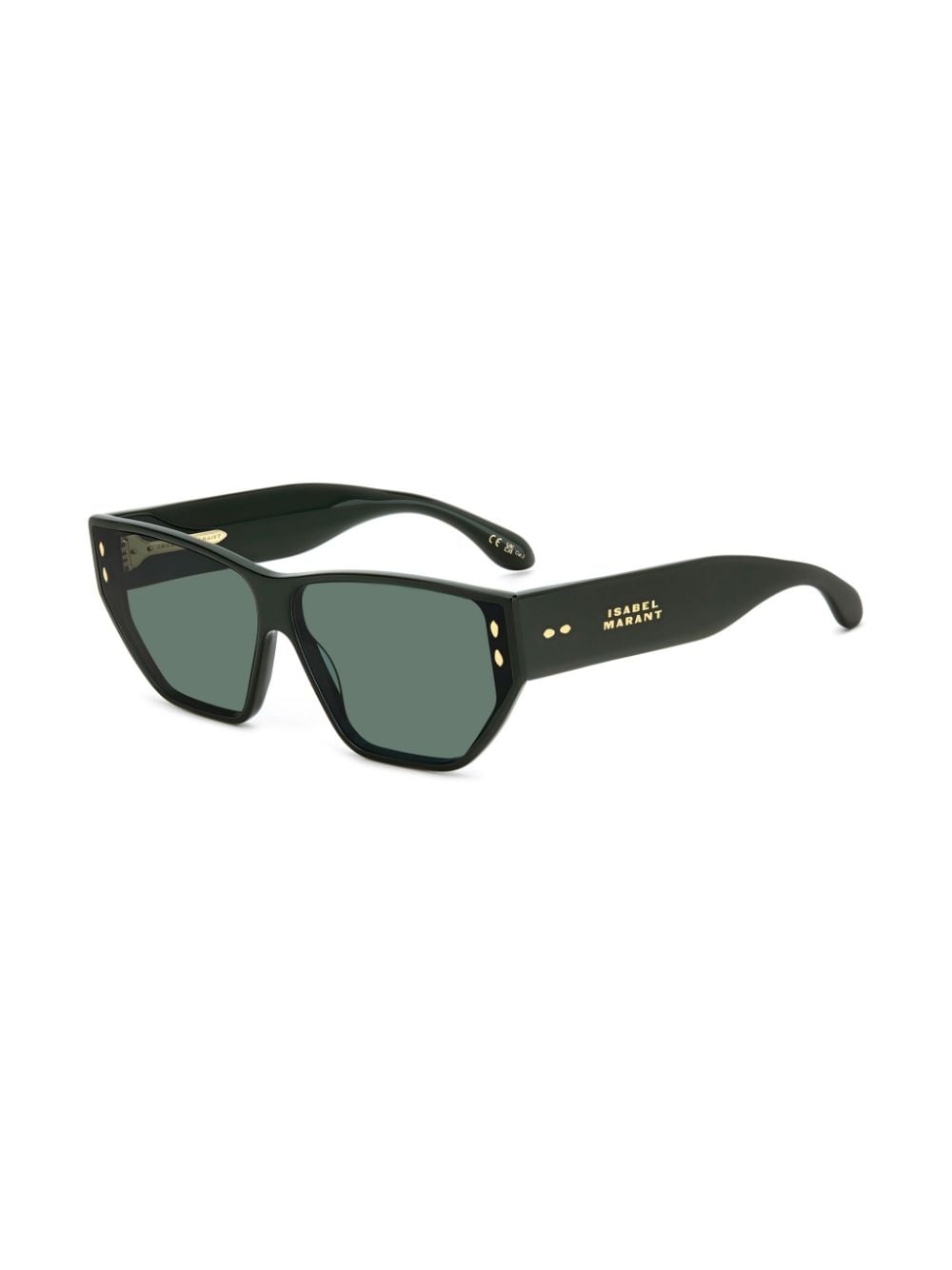 Isabel Marant Eyewear rectangular-frame sunglasses - Groen