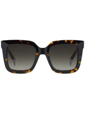 MISSONI EYEWEAR Tortoiseshell Square Sunglasses | Brown  display picture 2