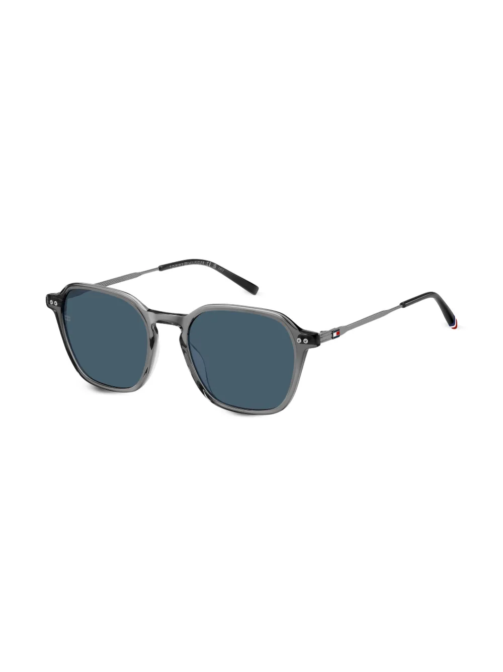 Tommy Hilfiger Zonnebril met rond montuur Grijs