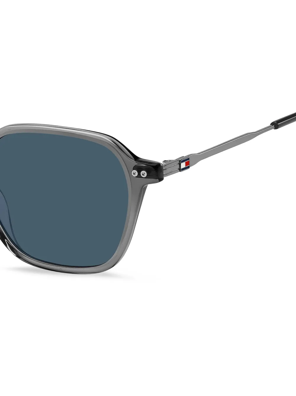 Tommy Hilfiger Zonnebril met rond montuur Grijs
