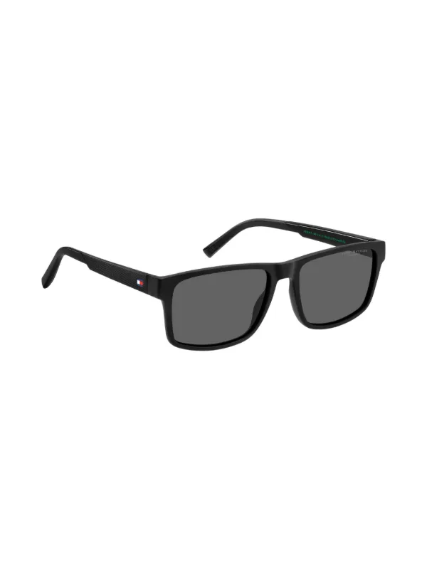 NWT! NEW! Tommy Hilfiger Pilot Sunglass -Silver Gradient Black Tommy Hilfiger rectangle-frame Sunglasses | Black | FARFETCH GE main image 3