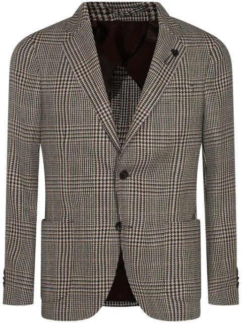 Lardini チェック ジャケット