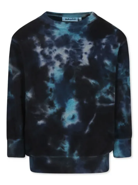 Molo sweat en coton biologique à motif tie-dye