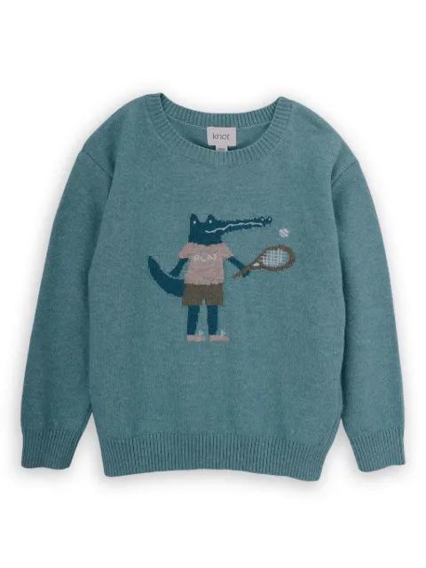 Knot Crocodile sweater