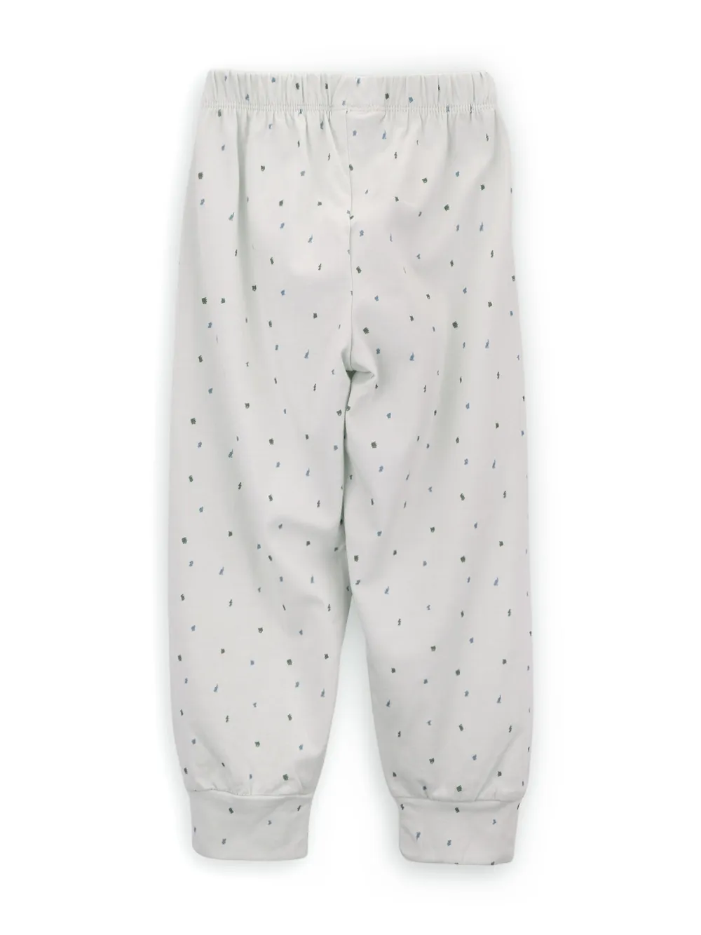 Shop Knot Pencil Dots Trousers (set Of Two) In 白色