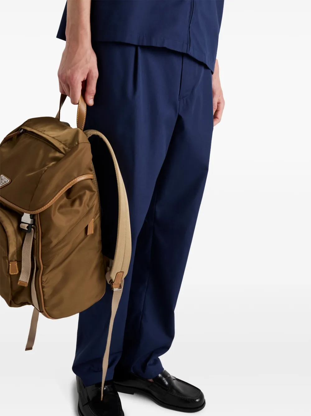 Prada Popeline broek Blauw