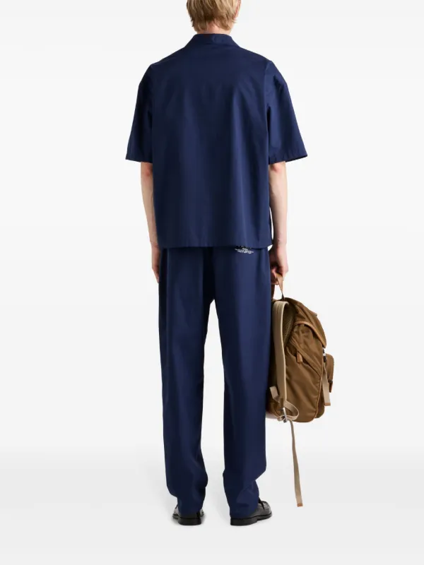 Prada ポプリンパンツ | ブルー | FARFETCH JP