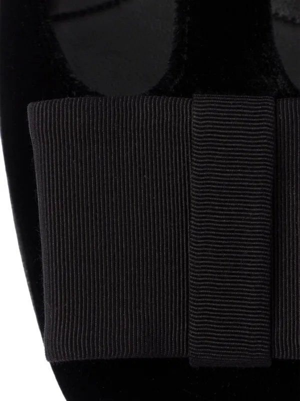 Prada 35mm Velvet Pumps | Black | FARFETCH