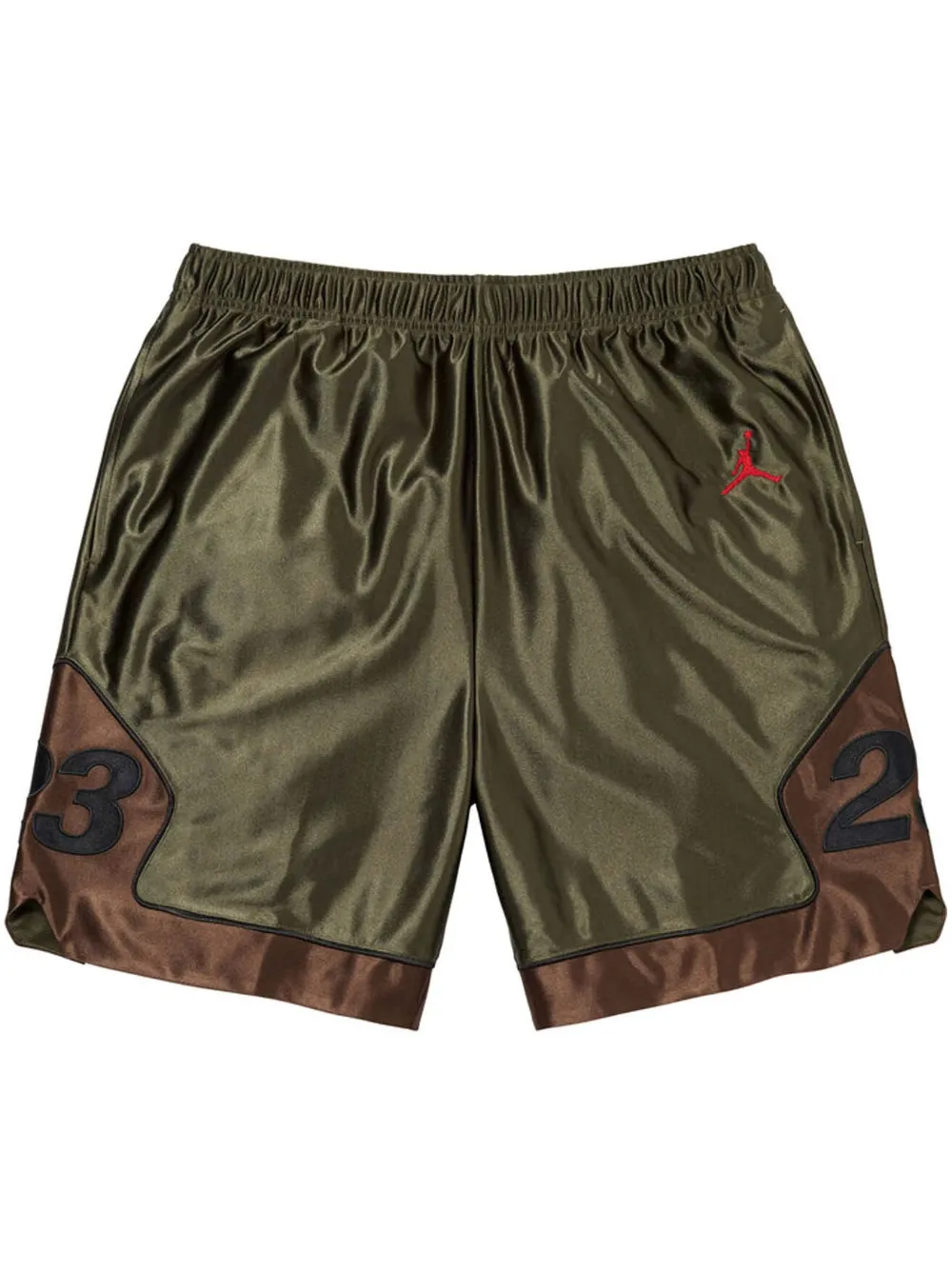 Supreme x Jordan Warm Up shorts Groen