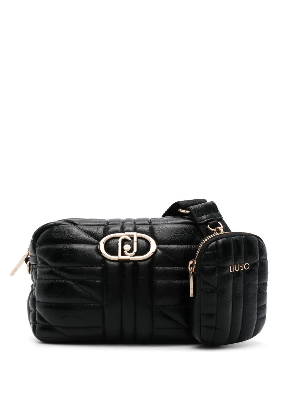 LIU JO Padded Cross Body Bag Black FARFETCH UK