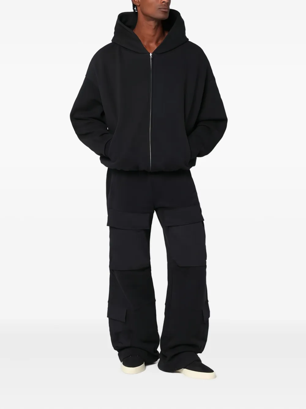 ENTIRE STUDIOS Thermal hoodie Zwart
