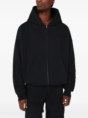 ENTIRE STUDIOS Washed drop-shoulder Hoodie | Black | FARFETCH