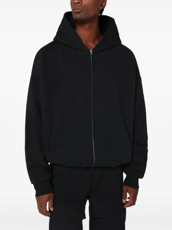 トップス entire studios THERMAL HOOD thermal hood washed black – entire studios