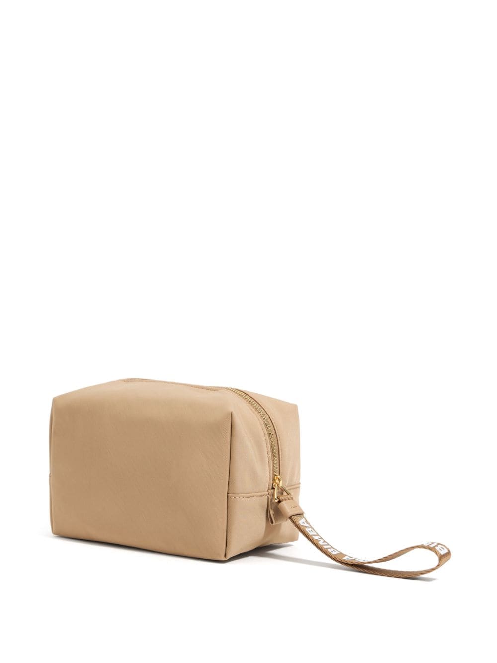 Bimba y Lola logo-lettering makeup bag - Beige