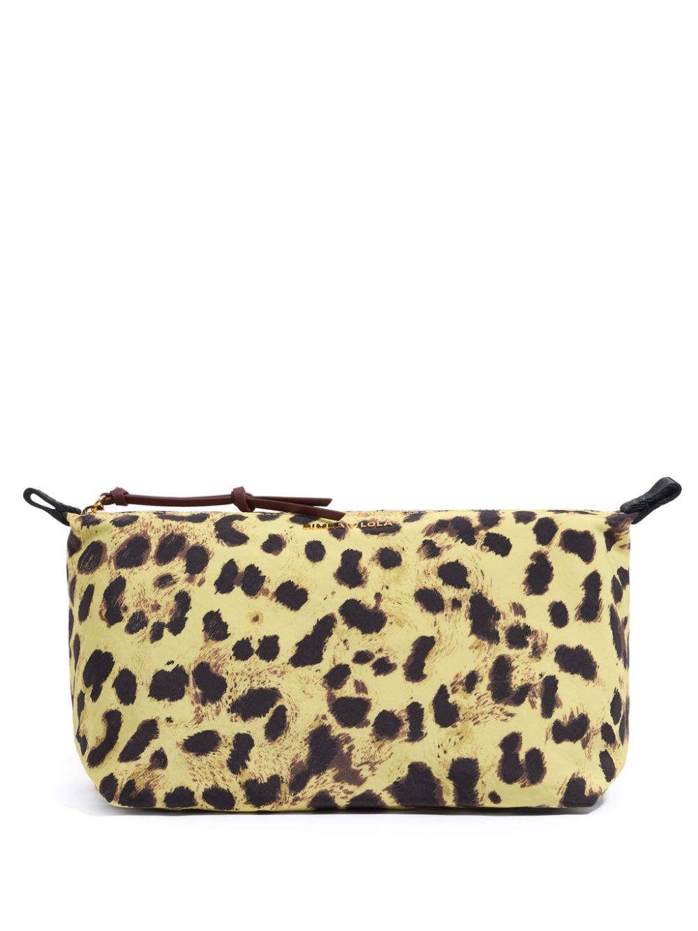 animal-print trapeze makeup bag