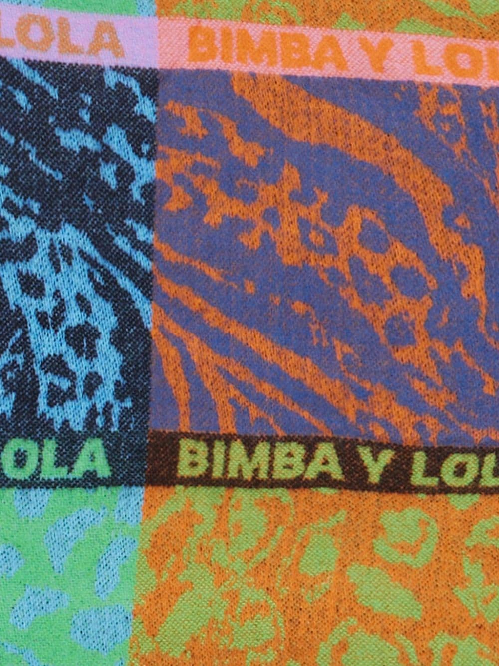 Bimba y Lola patchwork scarf - Oranje